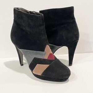 Sasha London Suede Ankle Booties | Women’s 7.5 | Block Heel | Fall Must-Have